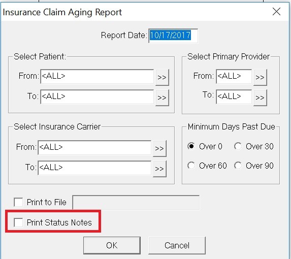 Insr Claim Aging Report