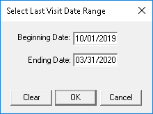 Select-Last-Visit-Date